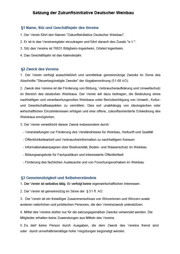 Aufnahmeantrag